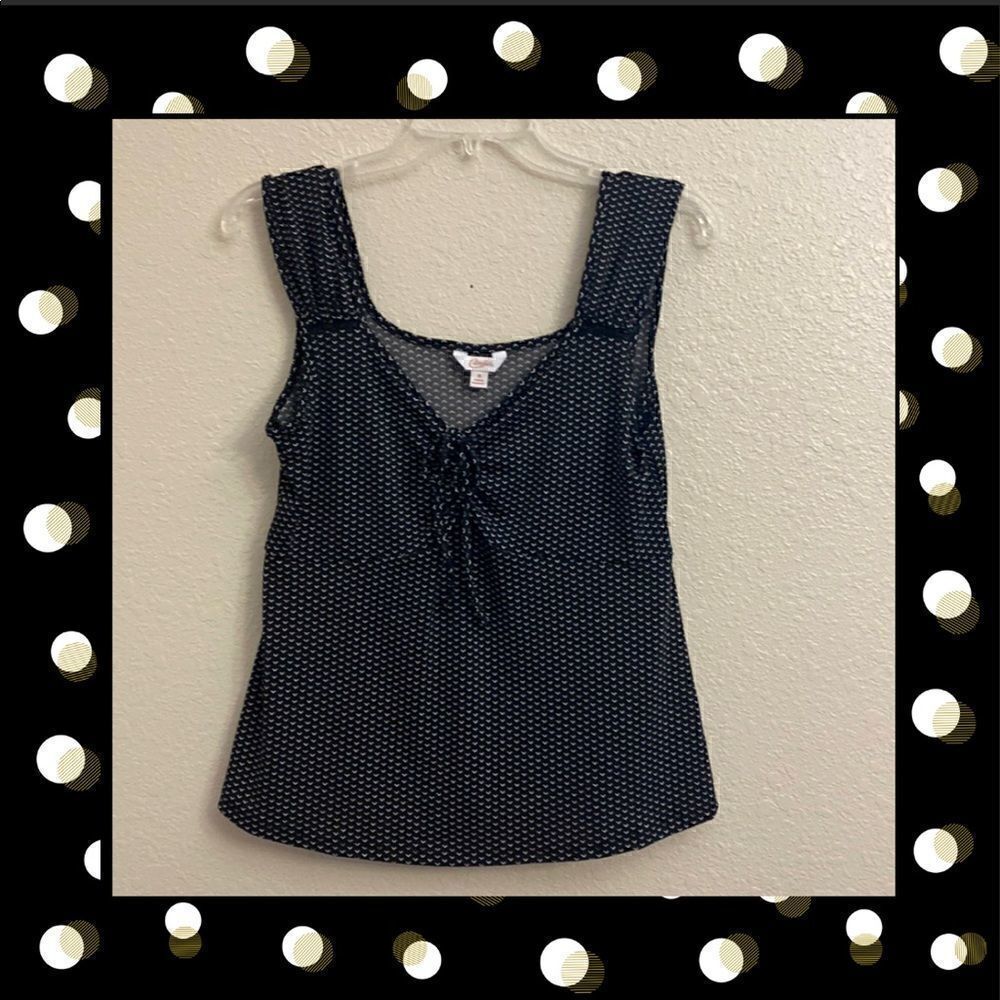 💙CANDIES CUTE BLACK AND WHITE TANK!! BRAND NEW!